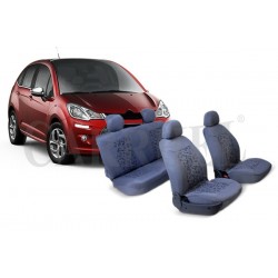 Capa Banco Citroen C3 - Onix - Classic Tras. Bipartido Cinza Capa Banco Citroen C3 - Onix - Classic Tras. Bipartido Cinza